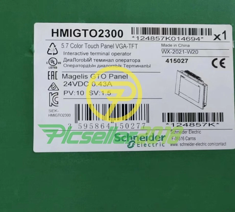 Brand New in box HMIGTO2300 SCHNEIDER ELECTRIC HMI factory sealed free ship - Image 1 of 1