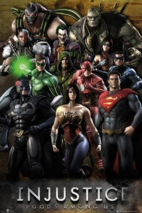 DC Injustice Group 135 Poster Size 61 x 91.5cm - Picture 1 of 2