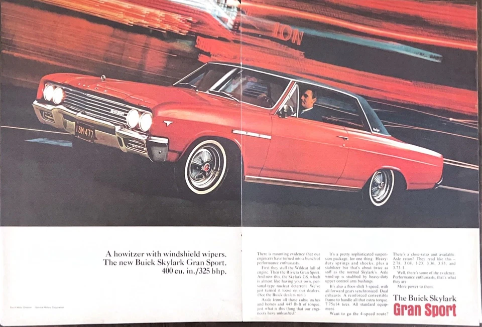 1965 Buick Skylark Gran Sport, sedan, red, 2 doors - Image 1 of 1