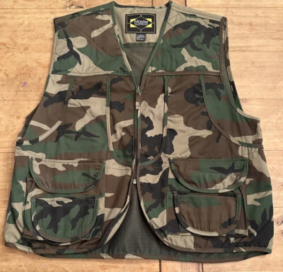 Vintage MASTER SPORTSMAN camo vest size large  - Image 1 of 4