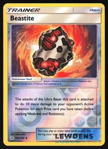 Beastite - 185/236 - Holograma Inverso Poco Común - Eclipse Cósmico - Tarjeta Pokémon - Imagen 1 de 2