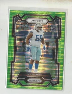 2023 Panini Prizm MAZI SMITH Neon Green Pulsar - Picture 1 of 1