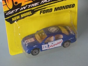 Matchbox Ford Mondeo Blue Racing Toy Model Car 77mm Touring Car Red Sides in BP. - Picture 1 of 3