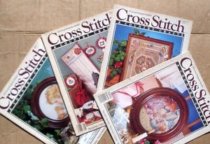 Cross Stitch Country Crafts Magazine Vintage 1989 Mai Juli Sept Nov - Lot of 4 - Bild 1 von 5