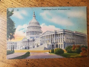 Vintage Postcard (Unused) UNITED STATES CAPITOL - Washington D.C. Photochrome - Picture 1 of 2