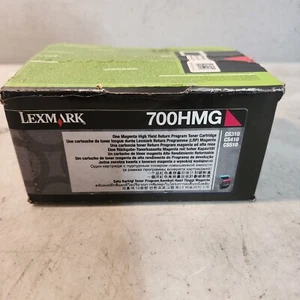 Cartucho Lexmark 700HMG Magenta Alto Rendimiento Genuino Nuevo OeM Caja Abierta Envío Gratis - Imagen 1 de 5