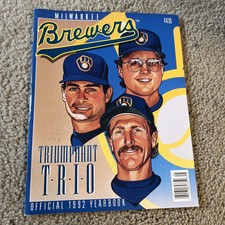 1992 MILWAUKEE BREWERS YEARBOOK