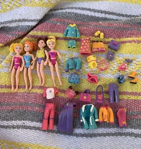 Vintage Polly Pocket Lot 34 Pieces - Picture 1 of 8