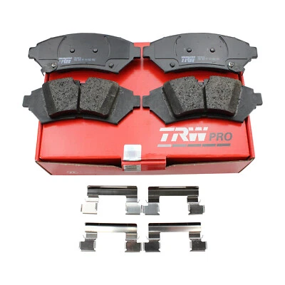 Комплект передних керамических тормозных колодок TRW Pro для Buick Chevy Pontiac Cadillac Oldsmobile - Изображение 1 из 4