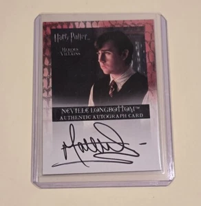Harry Potter HEROES VILLIANS Autograph CARD Matthew Lewis - Picture 1 of 2