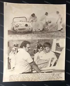 Race of Champions accidente automovilístico 1970 foto de prensa original tipo 3 - Imagen 1 de 3