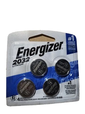 Energizer Watch/Specialty Battery, CR2032, 3V,40/Pack(2032BP-4) 10 pack of 4 New - Image 1 of 4