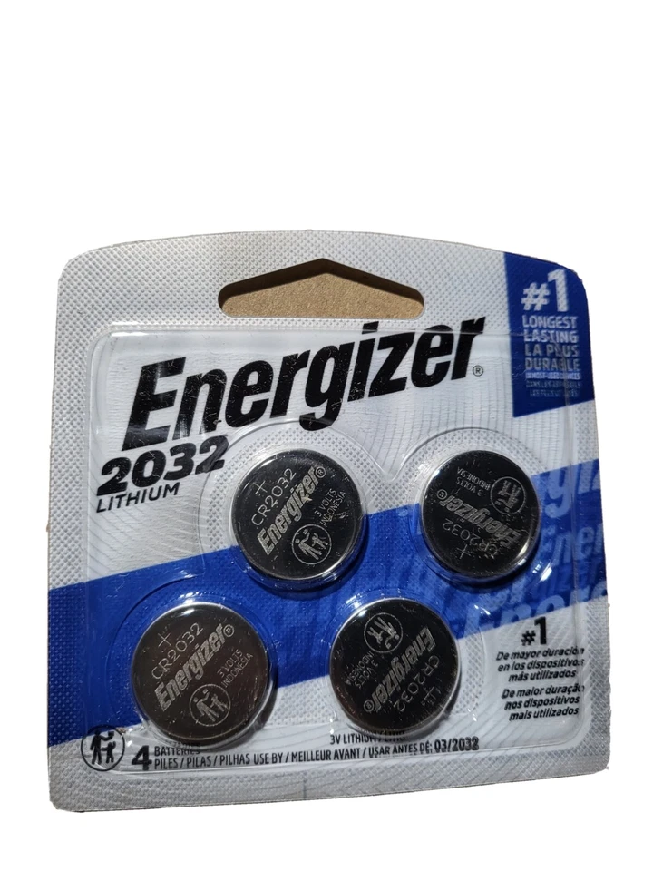 Energizer Watch/Specialty Battery, CR2032, 3V,40/Pack(2032BP-4) 10 pack of 4 New - Image 1 of 4