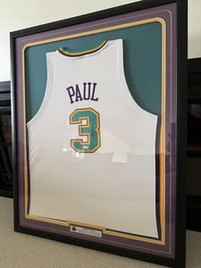 Chris Paul Signed & Framed New Orleans Hornets Jersey - Picture 1 of 5