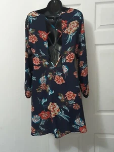 Mujeres Multicolor Patrón Floral Verano Sexy Vestido Damas Reino Unido Talla 14 Por Boohoo - Imagen 1 de 12