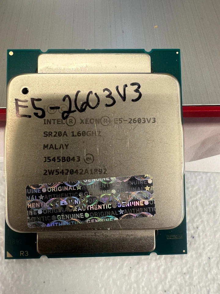 Intel Xeon Processor E5-2603 v3 (15M Cache, 1.60 GHz) - Image 1 of 1
