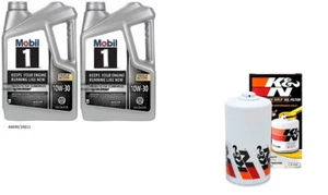 Mobil1 10W30 Full Synthetic Engine Oil - 10 Quarts w/K&N HP-4005 Oil Filter - Picture 1 of 1