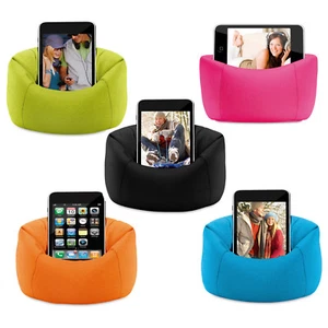 Bean Bag Chair/Holder All brands of Mobile screens up to 5"or your MP3 player - Picture 1 of 50