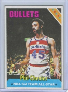 1975 / 76 TOPPS PHIL CHENIER #190 BULLETS / "3 X ALL-STAR" / EBAY COND-VG - Picture 1 of 2