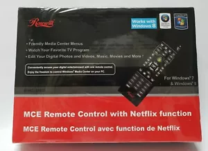 Rosewill Remote Control Netflix RHRC-11002 Windows 7/8 Certified MCE IR New - Picture 1 of 2