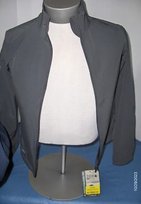 DDX Dri Duck Jacket Womens Small Charcoal Stretch Waterproof Full Zip Wind - Image 1 of 4