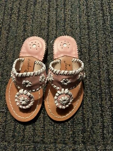 Jack Rogers flache Zehenstegsandalen für Kinder Größe 9 pink - Bild 1 von 5