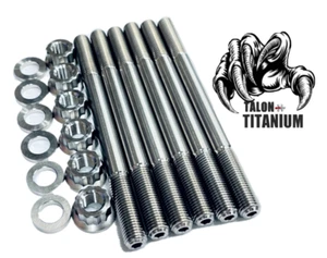 Best Ranger 700 800 Head Studs TITANIUM Cylinder Head Stud Bolt Nut Kit Set - Picture 1 of 2