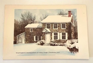 PETER SCULTHORPE CHRISTMAS CARD - WASHINGTON'S HEADQUARTERS AT VALLEY FORGE - Picture 1 of 2