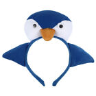  Bandana Headband Penguin Stuffed Hairband Christmas Pearlescent Ribbons