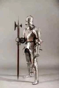 Traje de caballero gótico medieval portátil armadura cruzado combate armaduras de cuerpo completo - Imagen 1 de 6