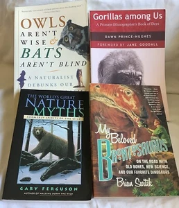 4 NF PBs: Owls Aren’t Wise, Gorillas Among Us, Brontosaurus, Nature Myths - Picture 1 of 8