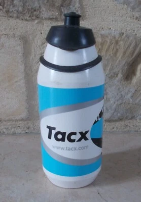 TACX Ciclos Botella de Agua Bicicleta de Carretera Equipo Ciclismo Maratón Blanco Azul Foto 1 de 4