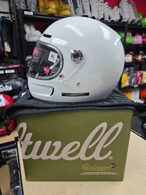 CASCO MOTO BILTWELL GRINGO SV ECE R22.06 Blanco Brillante - Talla L Foto 1 de 4