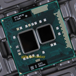 Intel Core i5-560M 2.66 GHz Dual-Core SLBTS 2.5 GT/s Socket G1 Processor CPU - Picture 1 of 4