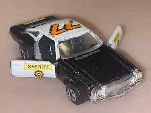 Coche de policía Zylmex vintage años 70 Chevelle techo rígido puertas abiertas raro policía original antiguo - Imagen 1 de 7