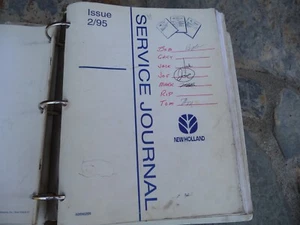 11 Ford New Holland 1995 Service Jounals in Binder - Picture 1 of 5