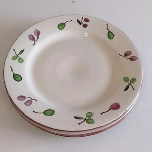 4 12" Vintage Pottery Barn "Olives" Plates - Picture 1 of 12