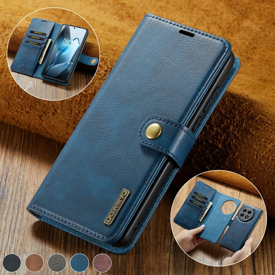 For OnePlus 13, Luxury Magnetic Separate Cover 2in1 Flip Leather Wallet Case - Image 1 of 4