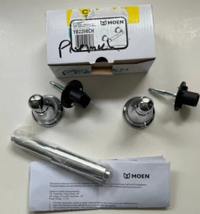 Soporte de papel higiénico de doble poste MOEN Brantford en cromo YB2208CH - Imagen 1 de 3