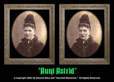 Aunt Astrid 5x7 Haunted Memories Changing Portrait Halloween Lenticular 