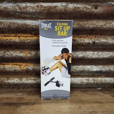 Everlast Folding Sit Up Bar Abdominal Thigh Home Fitness Gym  - Image 1 of 4