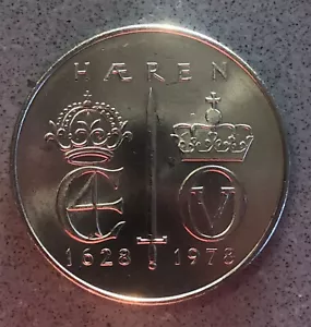 NORWAY 1978 5 Kroner Commemorating 350 Years of The Norwegian Army - Picture 1 of 2