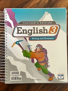 BJU Press English 3 Teacher's Edition 2nd Edition w/ CD Homeschool Christian - Bild 1 von 1