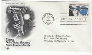 Mariner 10, Venus/Mecury, SPACE 1975 First Day Issue cover with literature - Picture 1 of 2