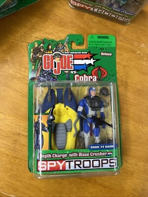 Carga de profundidad con trituradora de ondas GI Joe vs Cobra Spytroops 2003 Hasbro NUEVO SELLADO Foto 1 de 3