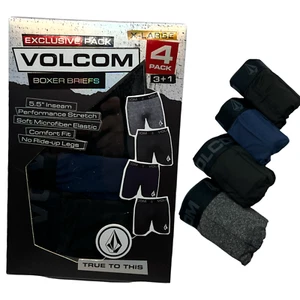 Paquete de 4 calzoncillos boxer de rendimiento para hombre Volcom - Imagen 1 de 5