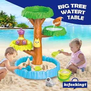 Outdoor Tree Water Table Sand Play Toy Educational Beach Preschool Activity - Picture 1 of 10
