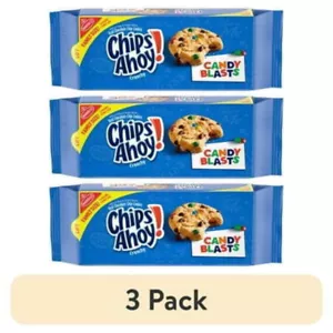 (3 pack) CHIPS AHOY! Candy Blast Family Size Cookies, 18.9 oz - Picture 1 of 14
