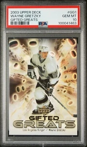 2003-04 Upper Deck Wayne Gretzky Gifted Greats # GG1 PSA 10 GEM MINT L.A. KINGS - Bild 1 von 2