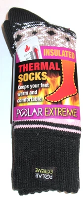 Womens Polar Extreme Insulated Moisture Wicking Cushioned Thermal Crew Socks - Image 1 of 4